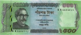 Bangladesch / Bangladesh P.58i 500 Taka 2019 (1) 