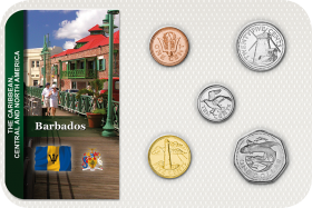 Kursmünzensatz Barbados / Coin Set Barbados 