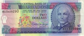Barbados P.46 2 Dollars (1995) (3) 