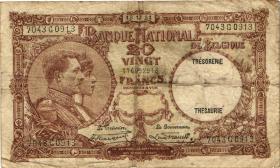 Belgien / Belgium P.098b 20 Francs 1931 (4) 
