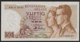 Belgien / Belgium P.139b 50 Francs 1966 (1) 