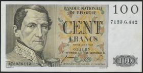 Belgien / Belgium P.129b 100 Francs 1955 (1/1-) 