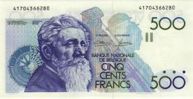 Belgien / Belgium P.143 500 Francs (1982-98) (1) U.4 