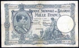 Belgien / Belgium P.096 1000 Francs 3.5.1924 (3-) 