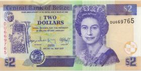 Belize P.Neu 2 Dollars 2021 (1) 