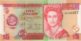 Belize P.67a 5 Dollars 2003 (1) 