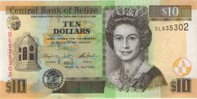 Belize P.68e 10 Dollars 2016 (1) 