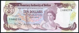 Belize P.40 10 Dollars 1980 (1) 