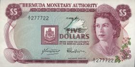 Bermuda P.29a 5 Dollars 1978 (1) 