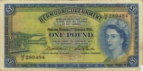 Bermuda P.20d 1 Pound 1966 (4) 