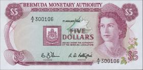 Bermuda P.29d 5 Dollars 1988 (1) 