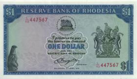 Rhodesien / Rhodesia P.34c 1 Dollar 18.4.1978 (1) 