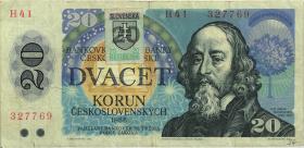 Slowakei / Slovakia P.15 20 Kronen (1993) Kuponausgabe (3) 