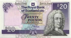 Schottland / Scotland P.354b 20 Pounds 1992 (1) 