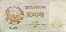 Usbekistan / Uzbekistan P.70 1000 Sum 1992 (3) 