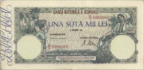 Rumänien / Romania P.058 100.000 Lei 21.10.1946 (1/1-) 