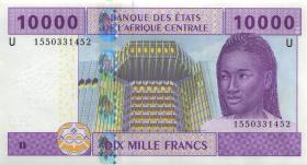 Zentral-Afrikanische-Staaten / Central African States P.210Ue 10.000 Francs 2002 (2020) (1) 