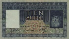 Niederlande / Netherlands P.049 10 Gulden 1938 (2/1) 