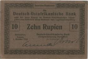 R.912a: Deutsch-Ostafrika 10 Rupien 1915 (1-) 