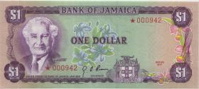 Jamaika / Jamaica P.59a 1 Dollar 1976 (1) 