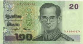 Thailand P.109 20 Baht (2003) (1) U.1 