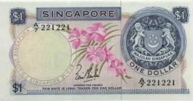 Singapur / Singapore P.01a 1 Dollar (1967) (1) 