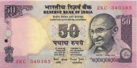 Indien / India P.090b 50 Rupien (1997) (1) 