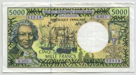 Frz. Pazifik Terr. / Fr. Pacific Terr. P.03 5000 Francs (1996) (3) 