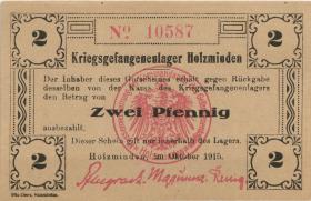 Kriegsgefangenenlager Holzminden 2 Pfennig  1915 (1) 