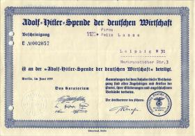 Adolf-Hitler-Spende der deutschen Wirtschaft (2) No.1 