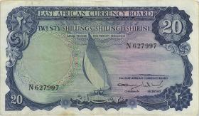 Ost Afrika / East Africa P.47 20 Shillings (1964) (3) 