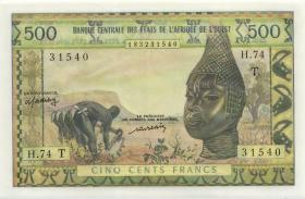 West-Afr.Staaten/West African States P.802Tm 500 Francs  o.D. Togo (2) 