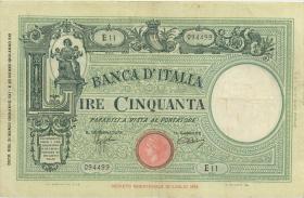 Italien / Italy P.064 50 Lire 31.3.1943 (3) 