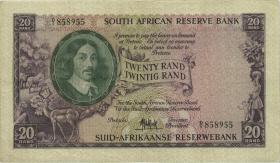 Südafrika / South Africa P.108 20 Rand (1961) (Englisch) (3) 