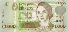 Uruguay P.091a 1000 Pesos 2004 (1) 