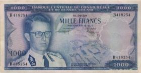 Belgisch-Kongo / Belgian Congo P.35 1000 Francs 1.9.1959 (3) 
