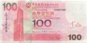 Hongkong P.337d 100 Dollars 2007 (1) 