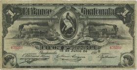 Guatemala P.S141a 1 Peso 18.6.1900 (3/4) 