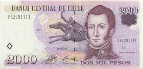 Chile P.158 2000 Pesos 2003 (1) 