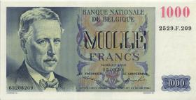 Belgien / Belgium P.131 1000 Francs 1950 (1/1-) 