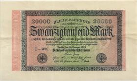 R.084: 20000 Reichsmark 1923 (3-) 