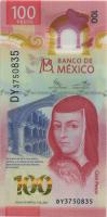Mexiko / Mexico P.134c 100 Pesos 2022 (1) Polymer 