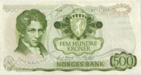 Norwegen / Norway P.39b 500 Kronen 1985 (3) 