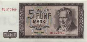 R.354b: 5 DM 1964 Ersatznote YU (1) 