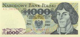 Polen / Poland P.146a 1.000 Zlotych 1975 AS (1) 