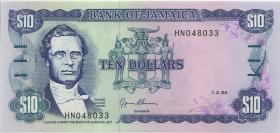 Jamaika / Jamaica P.071e 10 Dollars 1994 (1) 