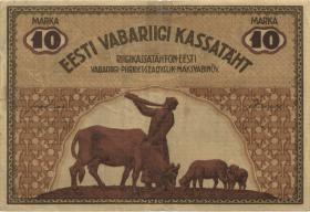Estland / Estonia P.46b 10 Marka 1919 (3-) 