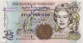 Guernsey P.56c 5 Pounds (1996) (1) 