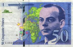 Frankreich / France P.157a 50 Francs 1992 (3) 