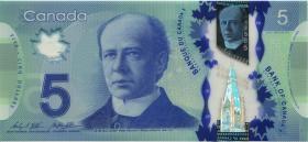Canada P.106c 5 Dollars 2013 (2018) (1) Polymer 